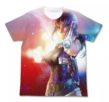 Футболка Cospa BLACK Lagoon Levi Full Graphic WHITE размера M белый