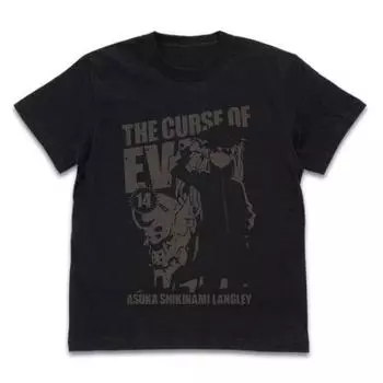 Футболка Cospa EVANGELION Asuka Unit 2 ЧЕРНАЯ, размер XL