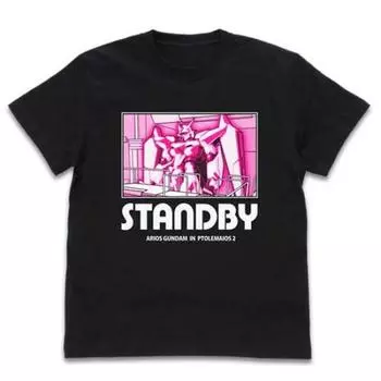 Футболка Cospa Mobile Suit Gundam 00 Arios Gundam STANDBY ЧЕРНАЯ размер L