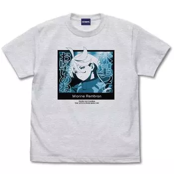 Футболка Cospa Mobile Suit Gundam Witch of Mercury Miorine Mercury is tough ASH размера XL