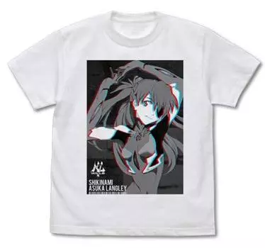 Футболка Cospa Neon Genesis Evangelion Shikinami Asuka Langley Graphic БЕЛАЯ, размер M белый