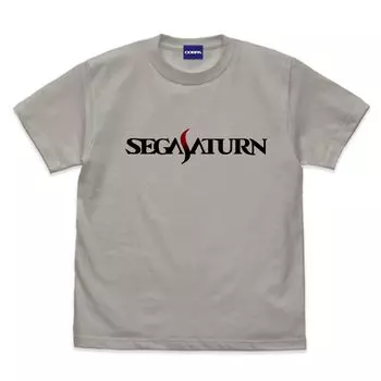 Футболка Cospa Sega Saturn Sega Saturn Logo LIGHT GRAY M size [Официальная] Ver.2.0 светло-серый