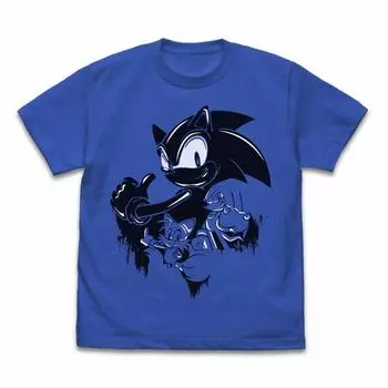Футболка Cospa Sonic the Hedgehog Sonic Wall Paint размера ROYAL BLUE размера M