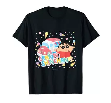 Футболка Crayon Ice Cream Wagon Crayon Touch Shin-chan чёрный