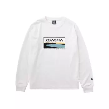 Футболка DAIWA Graphic Long Surf White WM DE-6122
