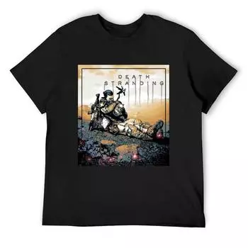 Футболка Deathstranding Sam & Bb Винтажные футболки с графикой Мужские футболки с графикой Повседневные стильные S белый