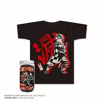 Футболка Demon Kimetsu no Yaiba Bottle AM Slayer с рисунком/черная