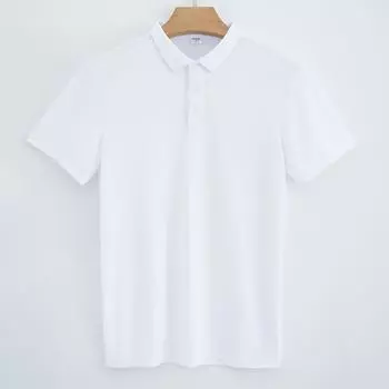 Футболка для активного отдыха, быстросохнущая, новая летняя рубашка с короткими рукавами и защитой от замерзания, с воротником, солнцезащитная рубашка-поло для мужчин S