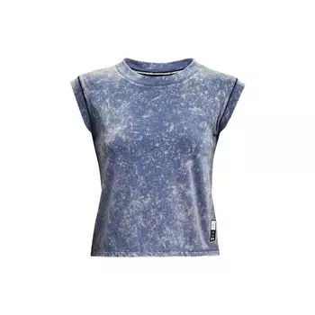 Футболка для бега Under Armour, женская, синяя 1361366-470 S
