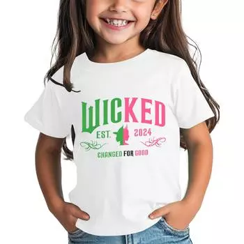 Футболка для детей для мальчиков и девочек с принтом, цветная, с коротким рукавом, свободный крой, пуловер, топы 100 бежевый