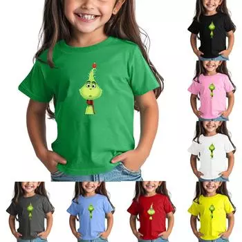 Футболка для детей, однотонная, с коротким рукавом, свободный крой, топы-пуловеры для мальчиков и девочек 150 белый