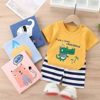 Футболка для девочек + шорты 80