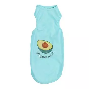 Футболка для домашних животных, мягкая, без рукавов, симпатичная, модная, жилетка для собак, одежда для маленьких кошек, щенков, лето S S