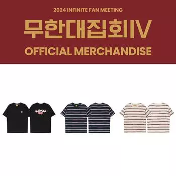 Футболка для фан-встречи INFINITE 2024 Black / M size