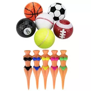 Футболка для гольфа Caddy Lady Sexy Competition Prize Интересные товары Подарочный подарок для гольф-оборудования Футболка Saki&Masa (Мяч 5)