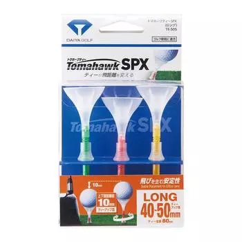Футболка для гольфа DAIYA GOLF Tomahawk Tee SPX желтая 80 мм TE-505 зеленая, розовая,
