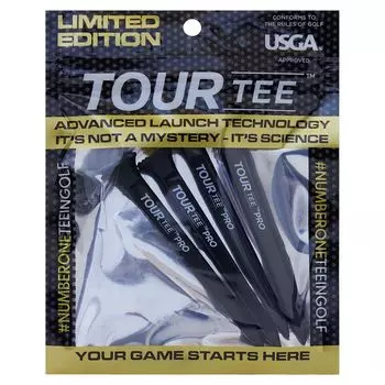 Футболка для гольфа Tour Tee PRO Футболка для гольфа Tour Tee PRO черная Ограниченная серия 4 штуки длинная черная