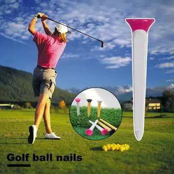 Футболка для гольфа, высокая стабильность, низкое трение, не легко деформируется, многоразовая, компактный размер, портативная резиновая футболка для гольфа, спортивные аксессуары жёлтый/чёрный