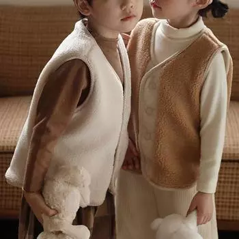 Футболка для мальчика большого размера для малышей, девочек, мальчиков, весна-зима, однотонная, без рукавов, флисовая, теплая, толстая, для маленьких мальчиков, футболки 90cm