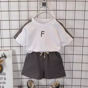 Футболка для мальчиков + шорты 90