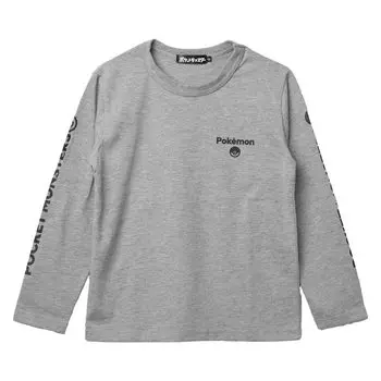 Футболка для мальчиков Tomy Pokemon с длинным рукавом и логотипом 68130 серая [Takara Arts] серый