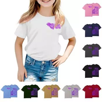 Футболка для малышей, мальчиков и девочек, 100-й день школы, детский сад, футболки, топы 150