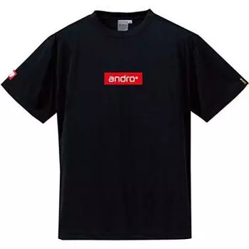 Футболка для настольного тенниса Napa Tee Shirt BX Black x Red XL [Andro] Черный/Красный