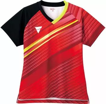 Футболка для настольного тенниса VICTAS красная S 512103 женская V-LGS224 красный