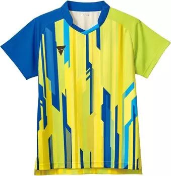 Футболка для настольного тенниса VICTAS, официально признанная, унисекс, цвет лайм-зеленый, L 512301 V-GS300 JTTA (Ассоциация Японии) (4200)