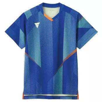 Футболка для настольного тенниса VICTAS унисекс Можно носить на официальных матчах Синяя L 031487 V-GS203 (0120) синий