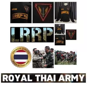 Футболка для солдата тайской армии LRRP Long Range Reconnaissance Partitioning Military Soldier, майка с круглым вырезом и принтом, с длинным рукавом, для мужчин и женщин, унисекс M
