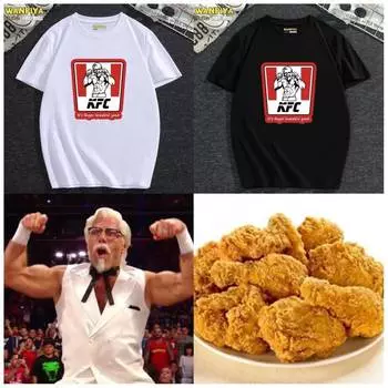 Футболка для тайского бокса, кикбоксинг, 3D-принт, жареная курица для мужчин и женщин, унисекс с коротким рукавом, круглым вырезом, круглым вырезом, ММА, тренировка по боевым искусствам, фитнес-тренировки S