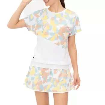 Футболка для тенниса Coq с рисунком спереди и сзади Футболка для тенниса с защитой от ультрафиолета, двусторонняя, официальный официальный солнцезащитный крем для матчей JTA WH00 [Le