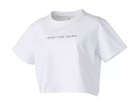 Футболка DOUNLOP Tennis Wear Anywhere Cropped DASM8523W 2025SS White L [Dunlop] Футболка женская белый