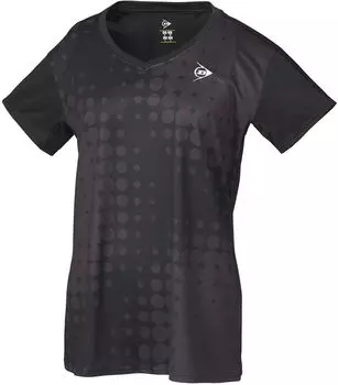 Футболка Dunlop Tennis Wear Game DAP1362W черная M [DUNLOP] женская чёрный