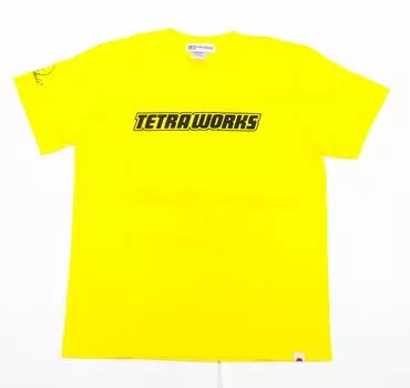 Футболка Duo Tetra Works More Smile с коротким рукавом, желтый, сухой крой, XXL (3884)