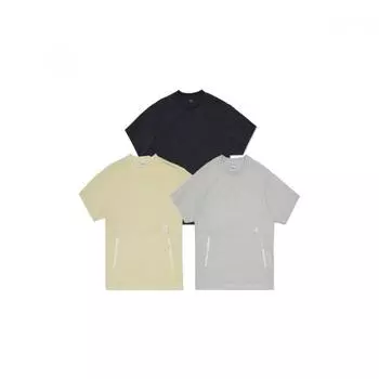 Футболка Eider Common Basic Half Woven с коротким рукавом Dum22241 Yellow/M