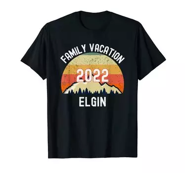 Футболка Elgin Family Vacation 2022 чёрный