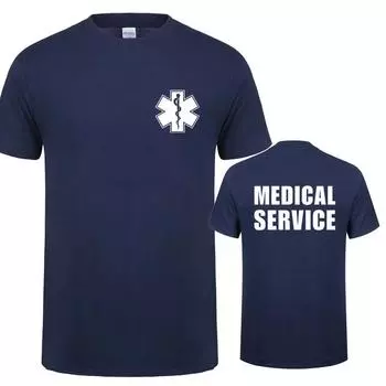 Футболка EMT Paramedic Emergency Medical Services, мужская повседневная футболка с коротким рукавом, мужские крутые топы XXS-6XL XXS