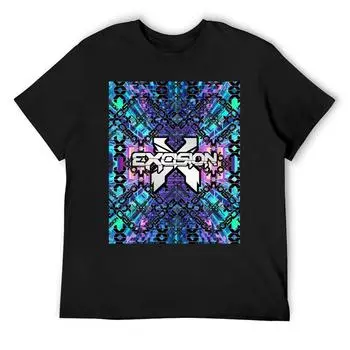 Футболка Excision Festival Vibes Kaleidoscope Design, большой размер, набор мужских футболок с графическим принтом S белый