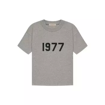 Футболка Fear of God Essentials 1977 Series SS22 Мужские топы темно-овсяного цвета FOG-SS22-296 M