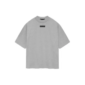 Футболка Fear of God Essentials Crewneck II Светло-серые мужские топы 125SP244196F XL