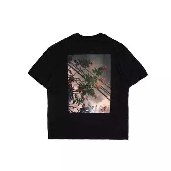 Футболка Fear of God Essentials FW19 Shaniqwa Jarvis Photo Series, топы унисекс, черный FOG-FW19-58