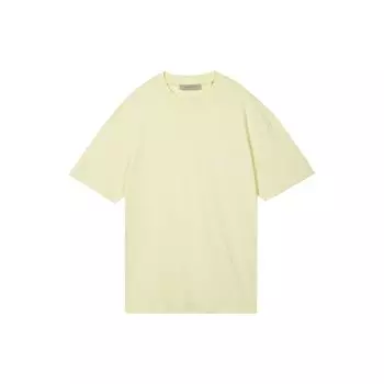 Футболка Fear of God Essentials осень/зима 2022, топы унисекс с короткими рукавами канареечно-желтого цвета FOG-FW22-373 XL