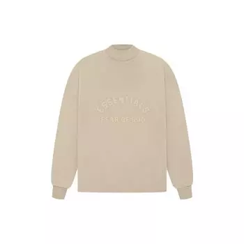 Футболка Fear of God Essentials с длинными рукавами пыльно-бежевого цвета, топы унисекс, светло-коричневый 125SP232015F L