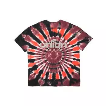 Футболка Fear Of God Essentials X Union LA Vintage Tie-Dye с логотипом и принтом с короткими рукавами Топы унисекс Мульти FOG-FW21-095 M