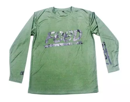 Футболка Feed Lures Dry Fit с длинными рукавами, размер L, оливковая (8053)
