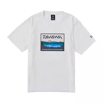 Футболка Fishing Net Lakeside White [DAIWA] DE-6324