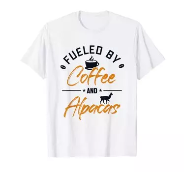 Футболка «Fooded by Coffee and Alpaca Huacaya Pako Lama Alpaca»