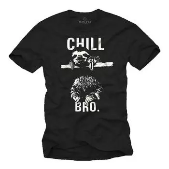 Футболка Funny Gamer Geek с надписью Chill Bro XXXL
